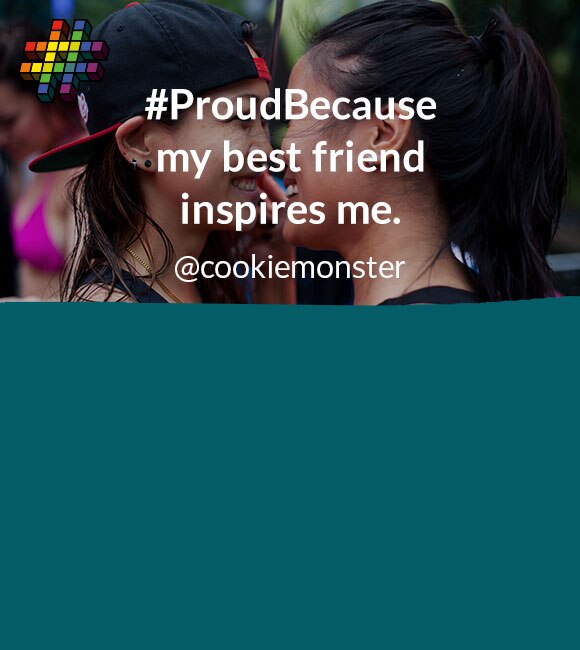 QC Pride two girls